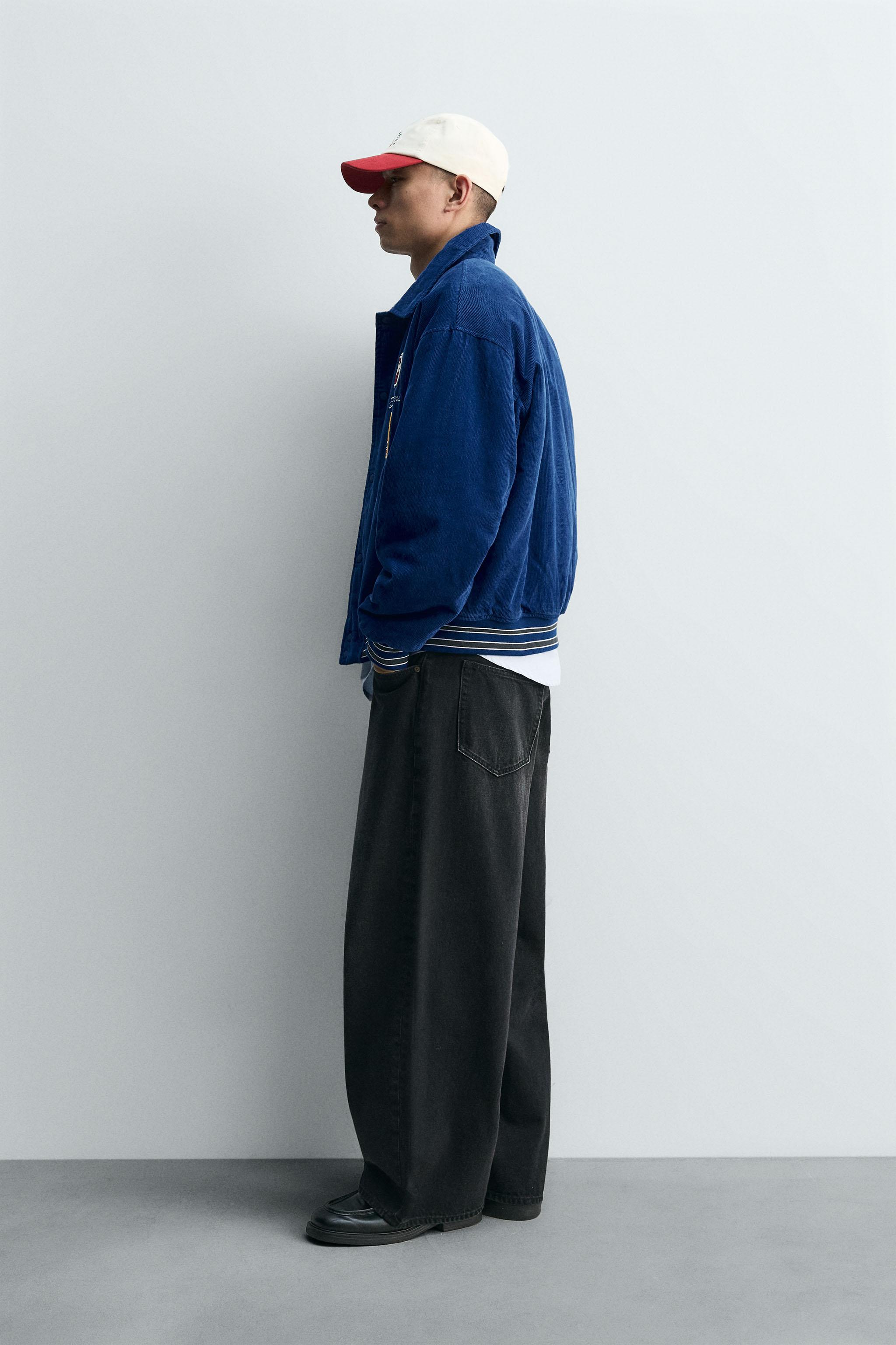 CORDUROY EMBROIDERED PATCH JACKET